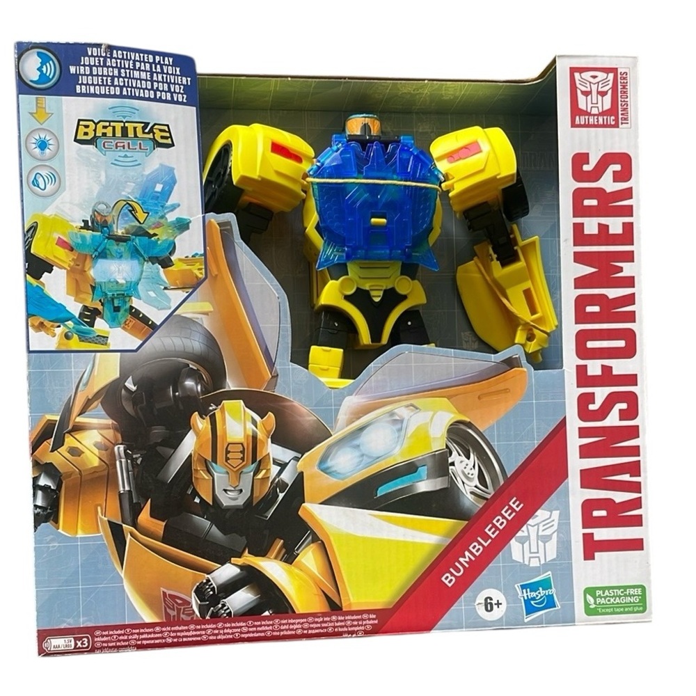 Transformers Toys Battle Call Officer Bumblebee 10 Inch Converting Action Figure - Picture 6 of 6